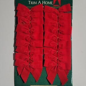 Red Holiday Bows (2)
